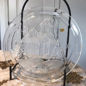 Arcoroc Welcome Home Christmas Plate Made In 🇫🇷